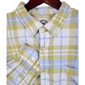 Customized Version Dubinik XL Mens Flannel Shirt Plaid Button Down Casual